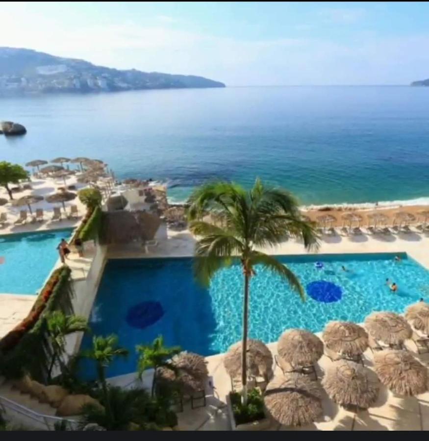 Suite En Torres Gemelas A Pie De Playa 611 Акапулко Екстериор снимка