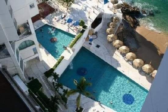 Suite En Torres Gemelas A Pie De Playa 611 Акапулко Екстериор снимка